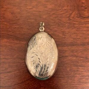 Sterling Silver engraved locket
